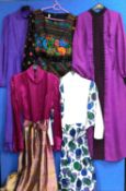 Five c.1970's lady's dresses (5)
