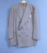 A gentlemans double breasted suit by Hart Schaffner & Marx
