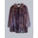 A lady's mink jacket, single breasted with rounded collar and side pockets, labelled 'Norwich Fur - Image 1 of 5