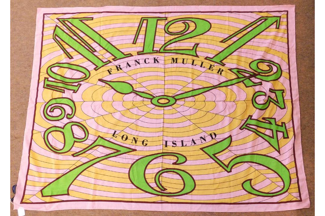 A Franck Muller 'Long Island' cotton scarf, approx. 152 x 118cm, boxed with original tissue - Image 6 of 8