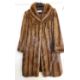 A lady's full length fur coat, with two hook fastening and side slit pockets - Image 1 of 4