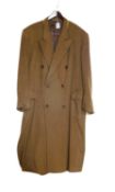 A gentleman cashmere Crombie coat, double breasted, size 52 M