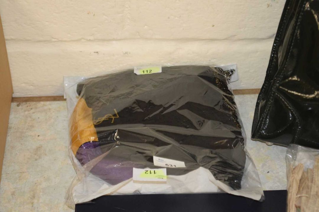 Two Yves Saint Laurent scarves, one in Autumnal satin with fringed edging, approx. 130 x 137cm, - Image 6 of 10