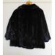 A lady's brown fur jacket, with hook fastening and faux buttons, with front slit pockets - Image 2 of 3
