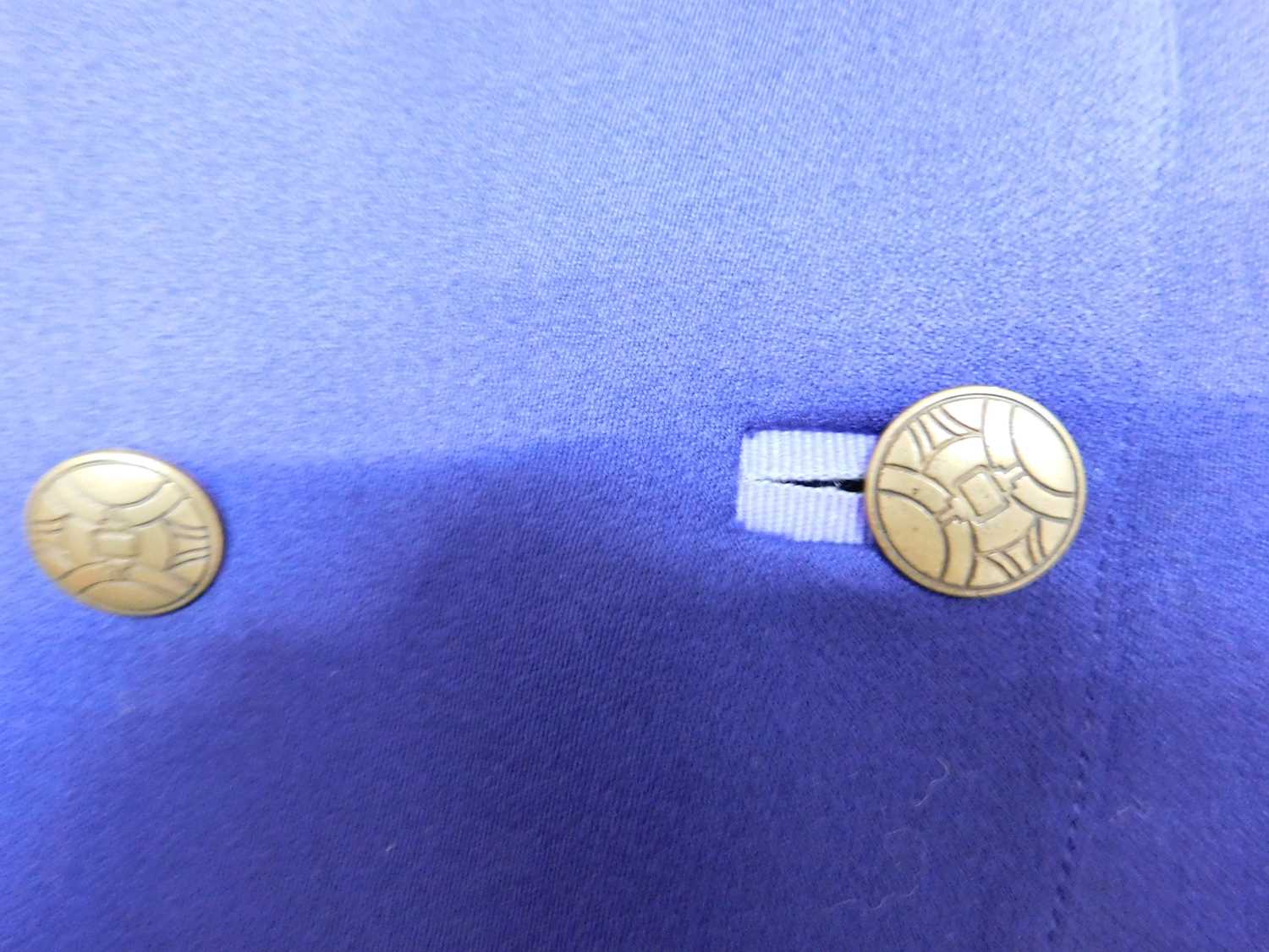 A lady's Versace 'Versus'two piece suit, the crossover button front cropped jacket, withfront flap - Image 5 of 10