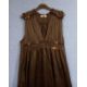 A black dress and chiffon coat cover with ruffle details, by Sally Poppy, size S - Image 4 of 6