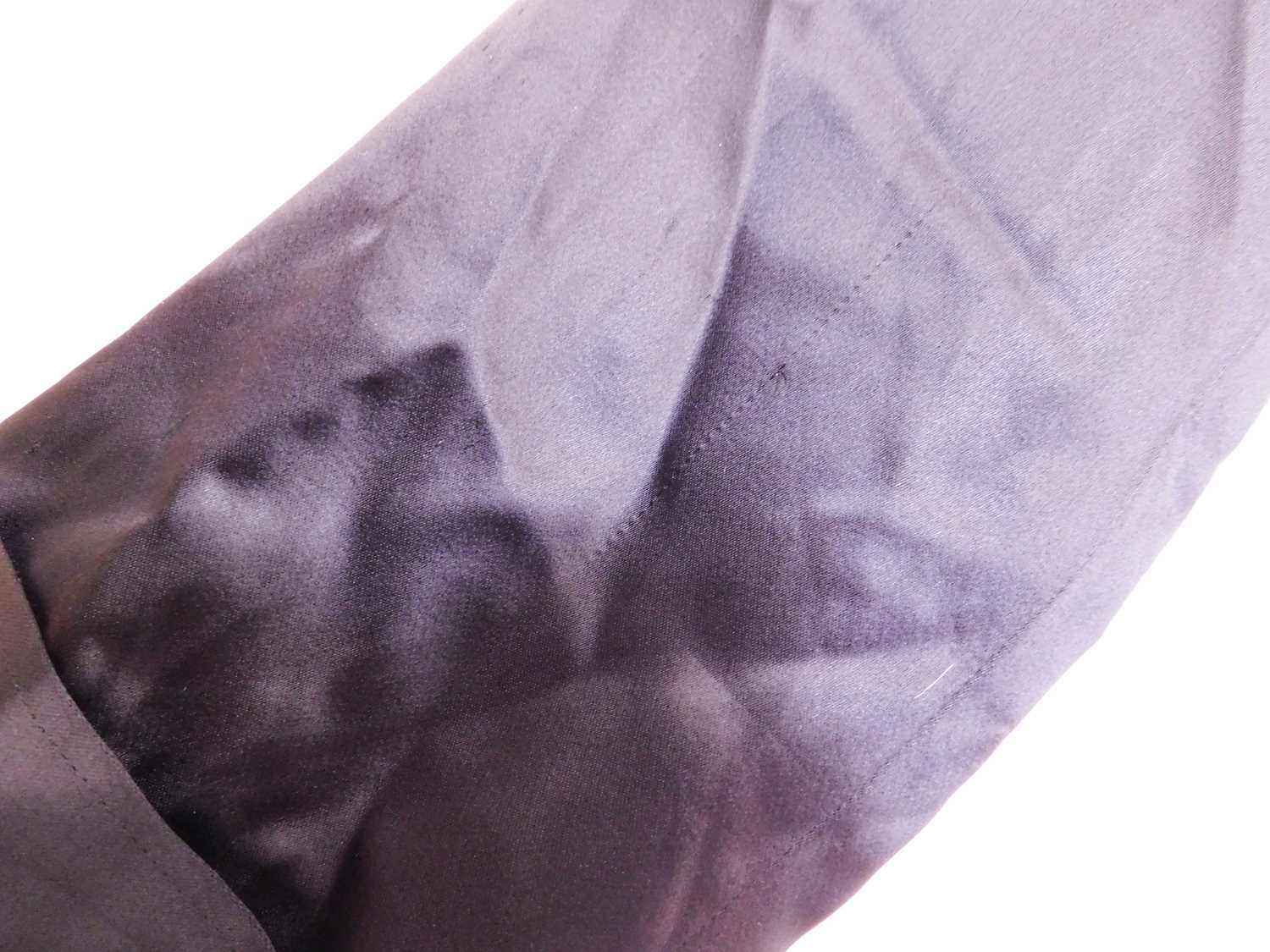 Two Yves Saint Laurent Rive Gauche jackets, to include a black satin single breasted pyjama style - Image 12 of 13