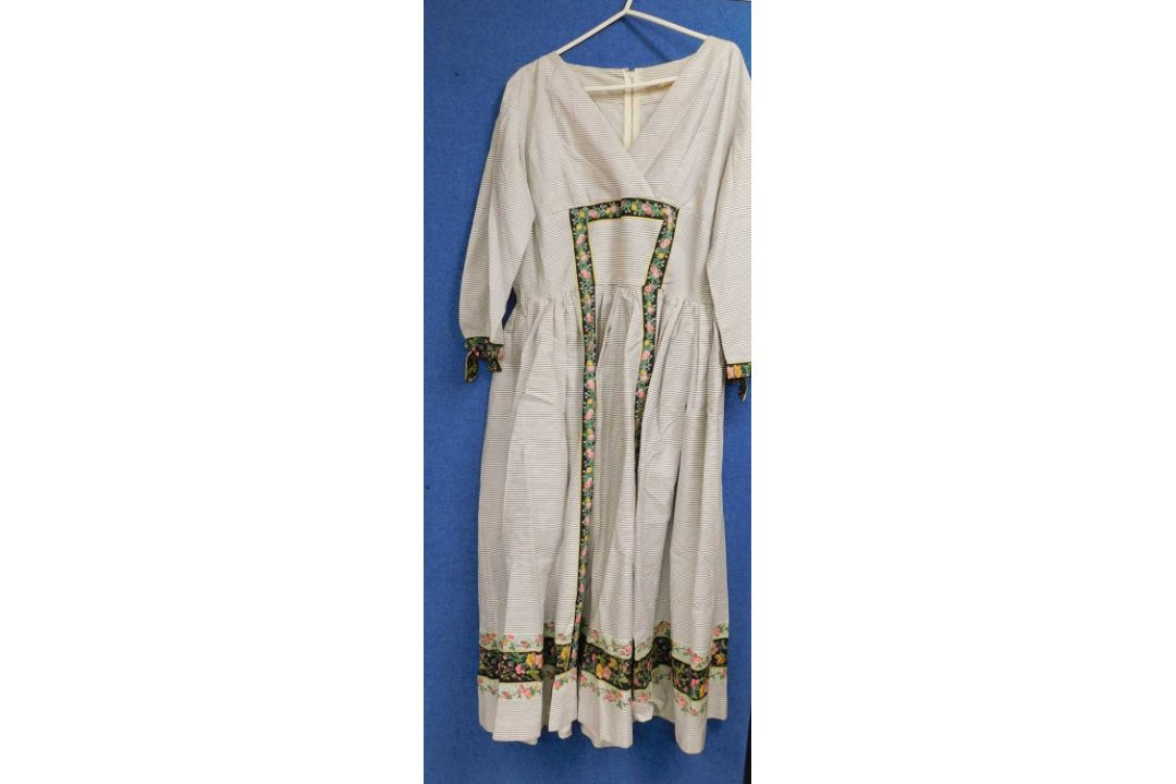 Four items of mid to late 20th Century lady's wear: to include a black and white two piece suit by - Image 2 of 7