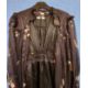 A black dress and chiffon coat cover with ruffle details, by Sally Poppy, size S - Image 2 of 6