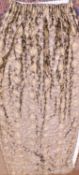 A large pair of curtains, approx. 258cm long x 114cm wide each, (2)