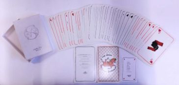 A set of Hermes over-sized 'playing cards', December 2012, boxed
