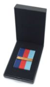 Recent issue Second World War RAF Bomber Command clasp in box of issue including medal slip