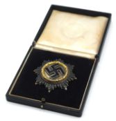 Third Reich Second World War, War Order of the German Cross in Silver, in presentation box