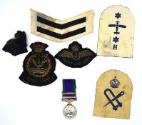 ERII General Service Medal with Rafdan and Mayalan Peninsula clasps impressed to 060042 A.S. Johnson