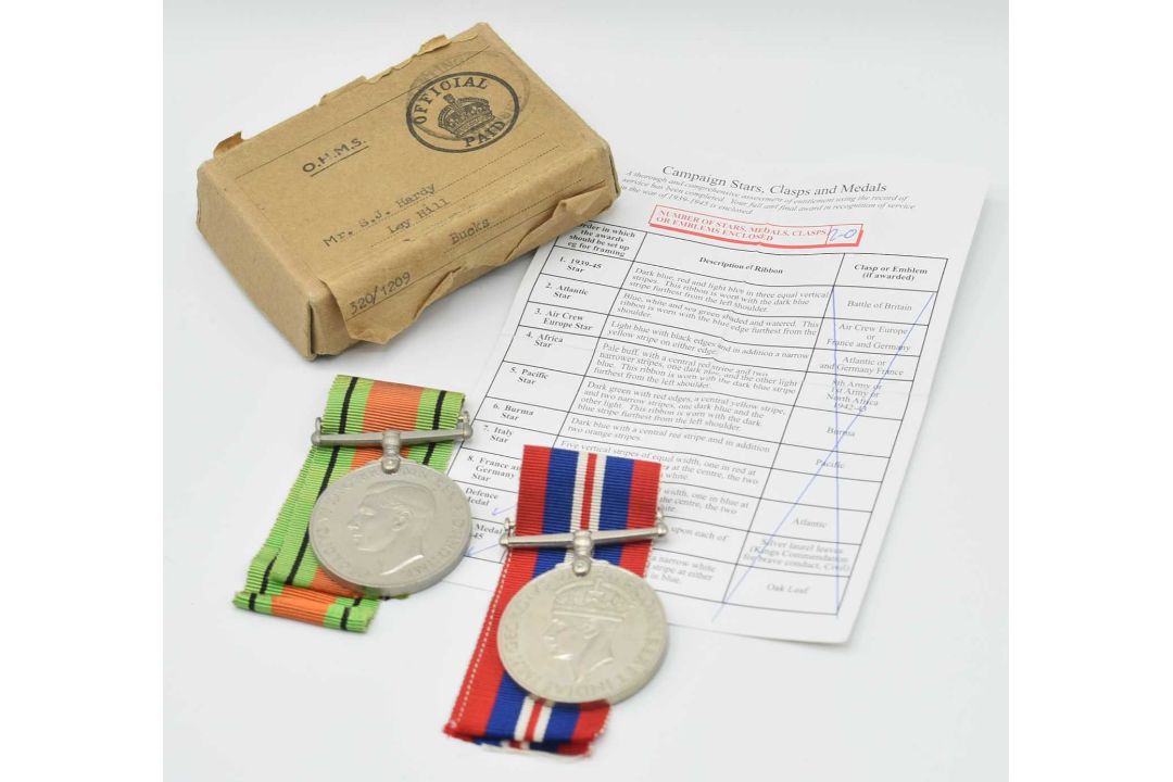 Quantity of Second World War British campaign medals to include Two 1939-45 Stars, Burma star, - Image 2 of 6