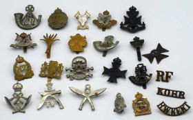 Quantity of 23 cap badges to include: Indian made 