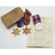 Quantity of Second World War British campaign medals to include Two 1939-45 Stars, Burma star, - Image 4 of 6