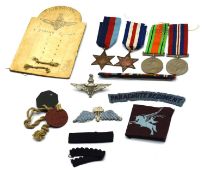 British Parachute Regiment Second World War Airborne attributed medal group of four medals to