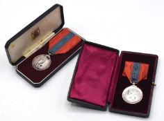 GRVI Imperial Service Medal impressed to William Rennard Grant and further ERII Imperial Service