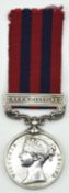 Victorian 1854-95 Indian General Service Medal with Burma 1889-92 clasp named to 864 Sepoy Benadar