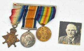 First World War British Medal Trio comprising of 1914-15 star, 1914-18 British War Medal and 1914-19