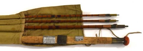 VINTAGE HARDY SPLIT BAMBOO FLY ROD, 'The ‘Wye” rod’ The Hardy “Wye” is a split bamboo Palakona, 2