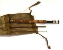 VINTAGE HARDY SPLIT BAMBOO FLY ROD, 'The Halford' (1912 model) The Hardy 'The Halford' is a split