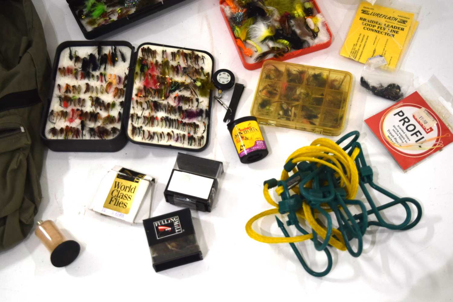 Small box quantity of Mixed Fly fishing Accessories , assorted tackle / Flies, Line etc and - Image 3 of 4