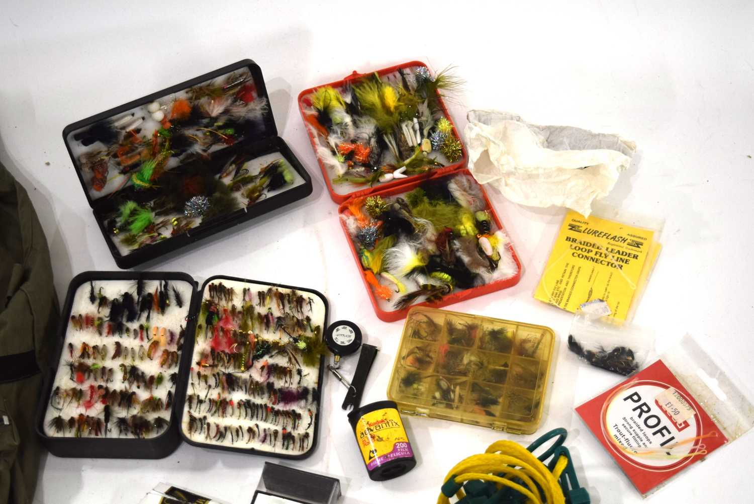 Small box quantity of Mixed Fly fishing Accessories , assorted tackle / Flies, Line etc and - Image 4 of 4