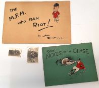Hunting Ephemera, Moss Bross interest: copy of 'The M.F.H who ran Riot' by H.M Bateman and
