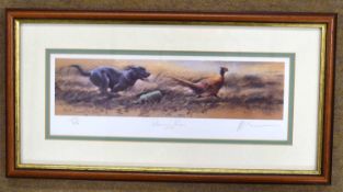 Mick Cawston (1959-2006), 'Dummy Run', limited edition chromolithograph, numbered 392/850 and signed