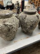 Composite garden pots