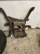 Cast iron bench ends