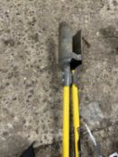 A set of post hole diggers