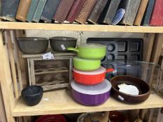 An assortment of kitchen wares
