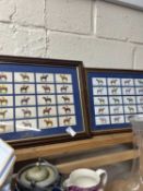 Two framed Martel Cognac horseracing and Grand National winners