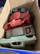 Box of toy cars