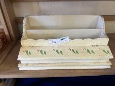 Wooden stationery rack