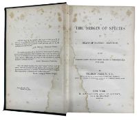 DARWIN, Charles. On the Origin of Species by Means of Natural Selection, or the Preservation of