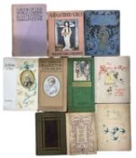 Bookbinding. 10 Volumes. All nicely bound in decorative bindings, mostly early 20th. Includes A