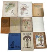 Bookbinding. 10 Volumes. Nicely bound in decorative bindings. Mostly early 20th. Includes Nature