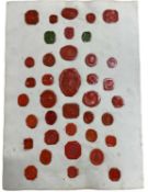 One folio size sheet with wax seals. Approx 40. Most probably 18th carney. Wax, glazed seals