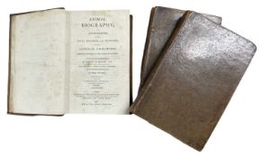 1803 Animal Biography or, Anecdotes.. Animal Creation. [Zoology]. By The Rev W. Bingey. In three