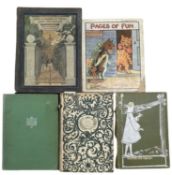 Five Children’s and illustrated including Alices Adventures in Wonderland, illustrated by Arthur