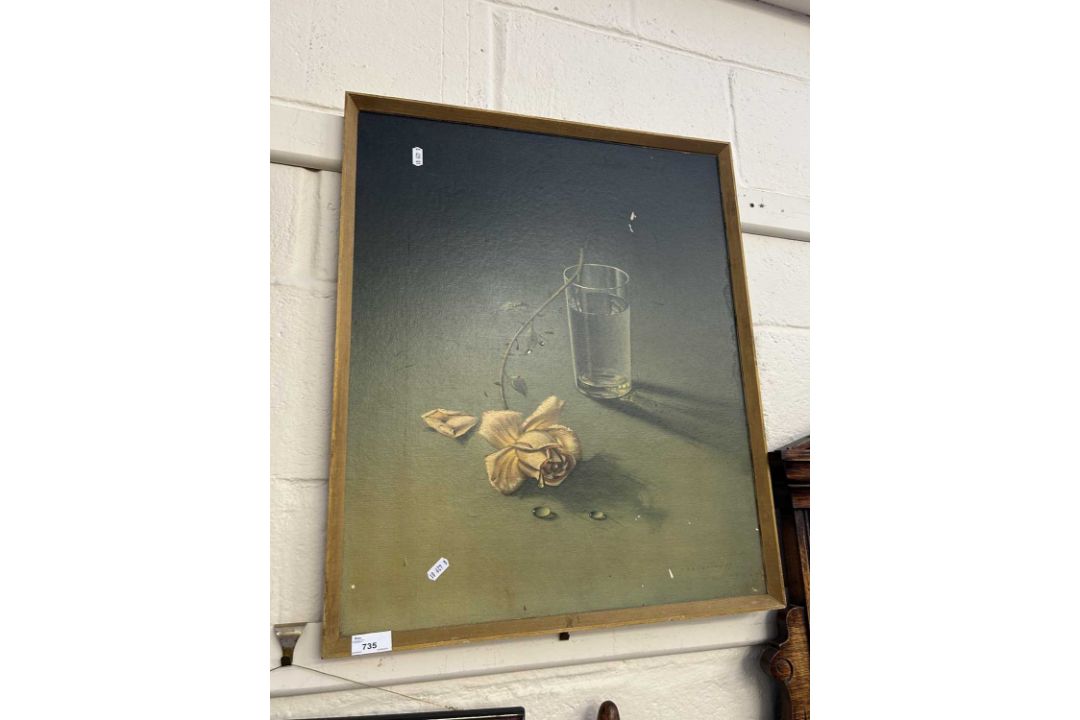 Framed print, still life