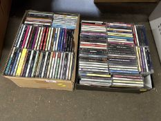 Two boxes of CD's