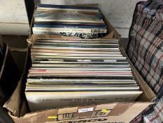 Box of mixed records