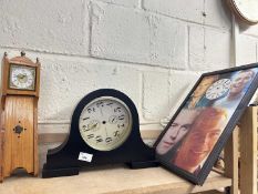 Mixed Lot: Mantel and wall clocks