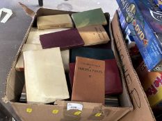 Box of books, hardbacks including Observers books of horses and ponies, Common Funghi, Tom Sawyer,