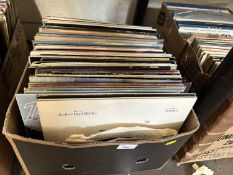 Box of mixed records